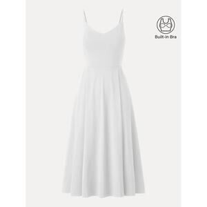 Ponte-De-Roma Bamboo Ponte V-neck Fit-and-flare Midi Brami
Sundress with Pockets